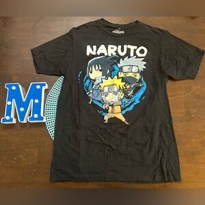 Ripple Junction Naruto Black and Blue T-Shirt, Size M; used